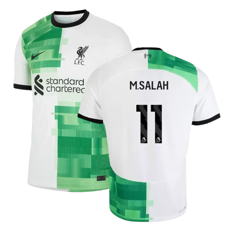 Nike Men's Liverpool 2023/24 Away Jersey White/Green, XL