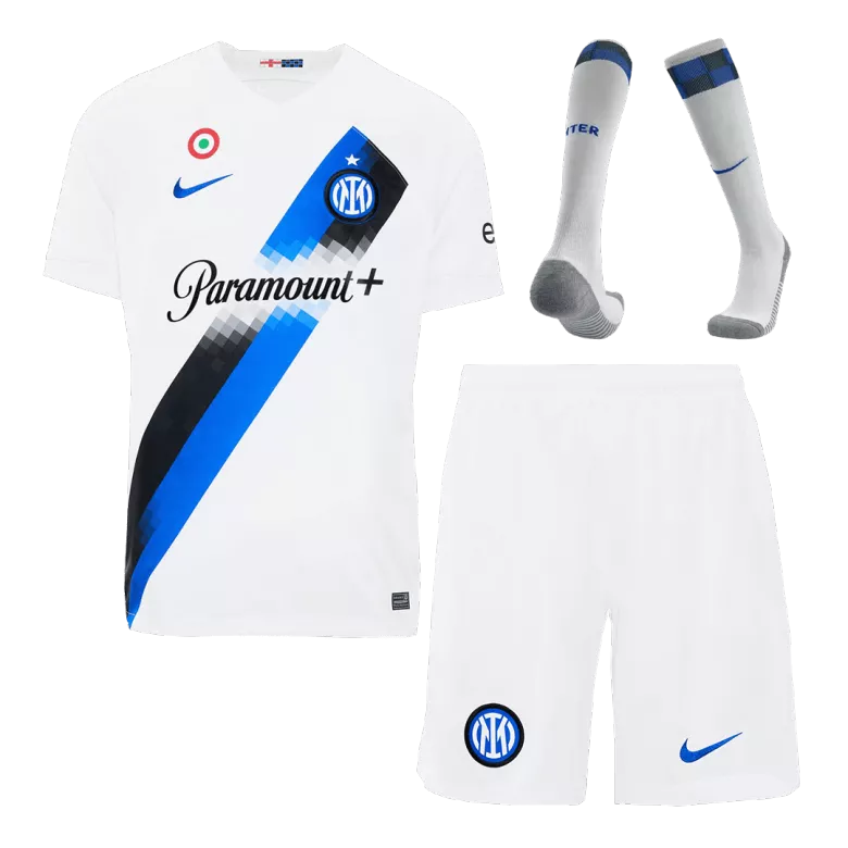 Inter Milan Jersey Custom Away Soccer Jersey Full Kit 2023/24 - bestsoccerstore