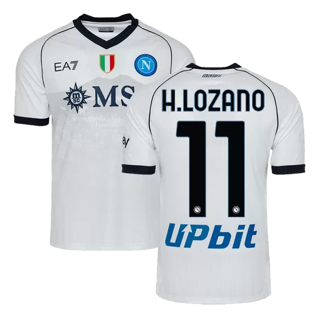 Napoli Jersey H.LOZANO #11 Custom Away Soccer Authentic Jersey 2023/24