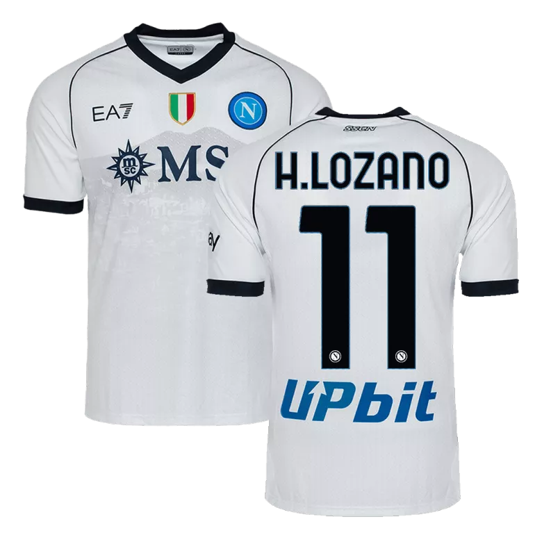 Authentic Napoli Soccer Jersey H.LOZANO #11 Away Shirt 2023/24 - bestsoccerstore