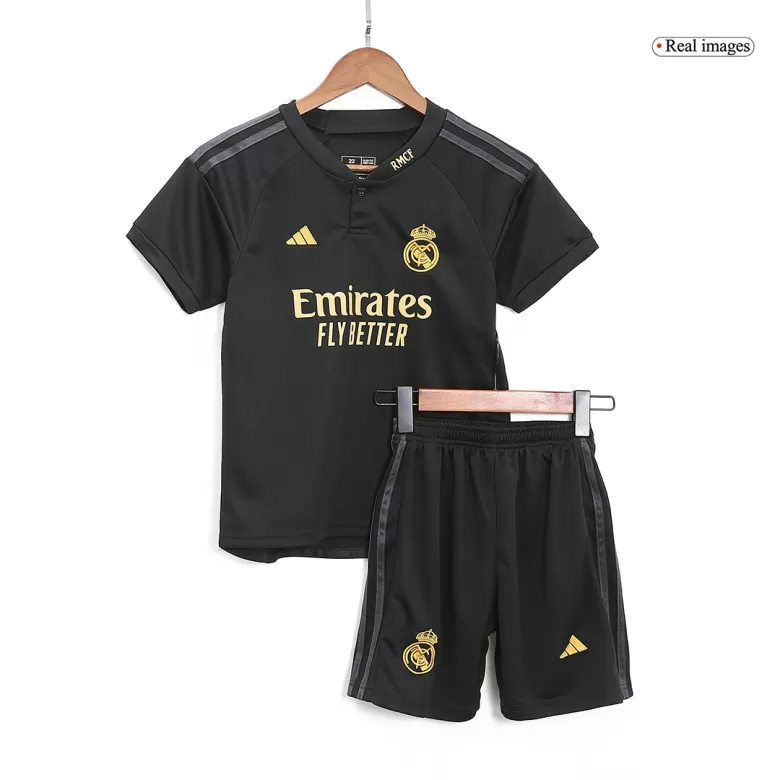 Kid's Real Madrid Jersey Custom Third Away Soccer Soccer Kits 2023/24 - bestsoccerstore