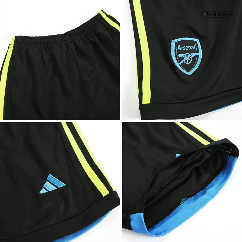 Kid's Arsenal Jersey Custom Away Soccer Soccer Kits 2023/24 - bestsoccerstore