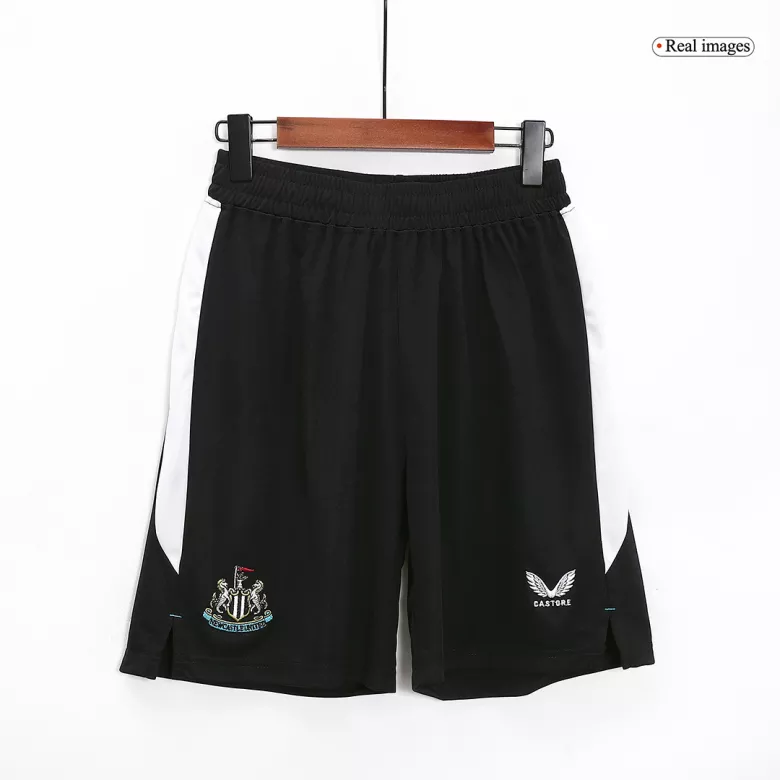 Replica Newcastle United Shorts Custom Home Soccer Shorts 2023/24 - bestsoccerstore