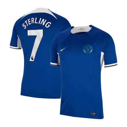 Chelsea Jersey Custom STERLING #7 Soccer Jersey Home 2023/24 - bestsoccerstore