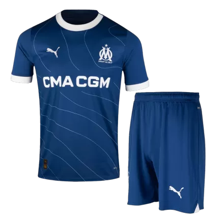 Men's Marseille Jersey Custom Away Soccer Soccer Kits 2023/24 - bestsoccerstore