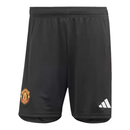 Manchester United Shorts Custom Home Soccer Shorts 2023/24 - bestsoccerstore