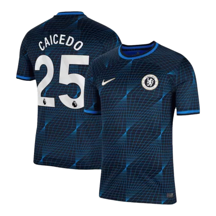 Chelsea Jersey Custom CAICEDO #25 Soccer Jersey Away 2023/24 - bestsoccerstore