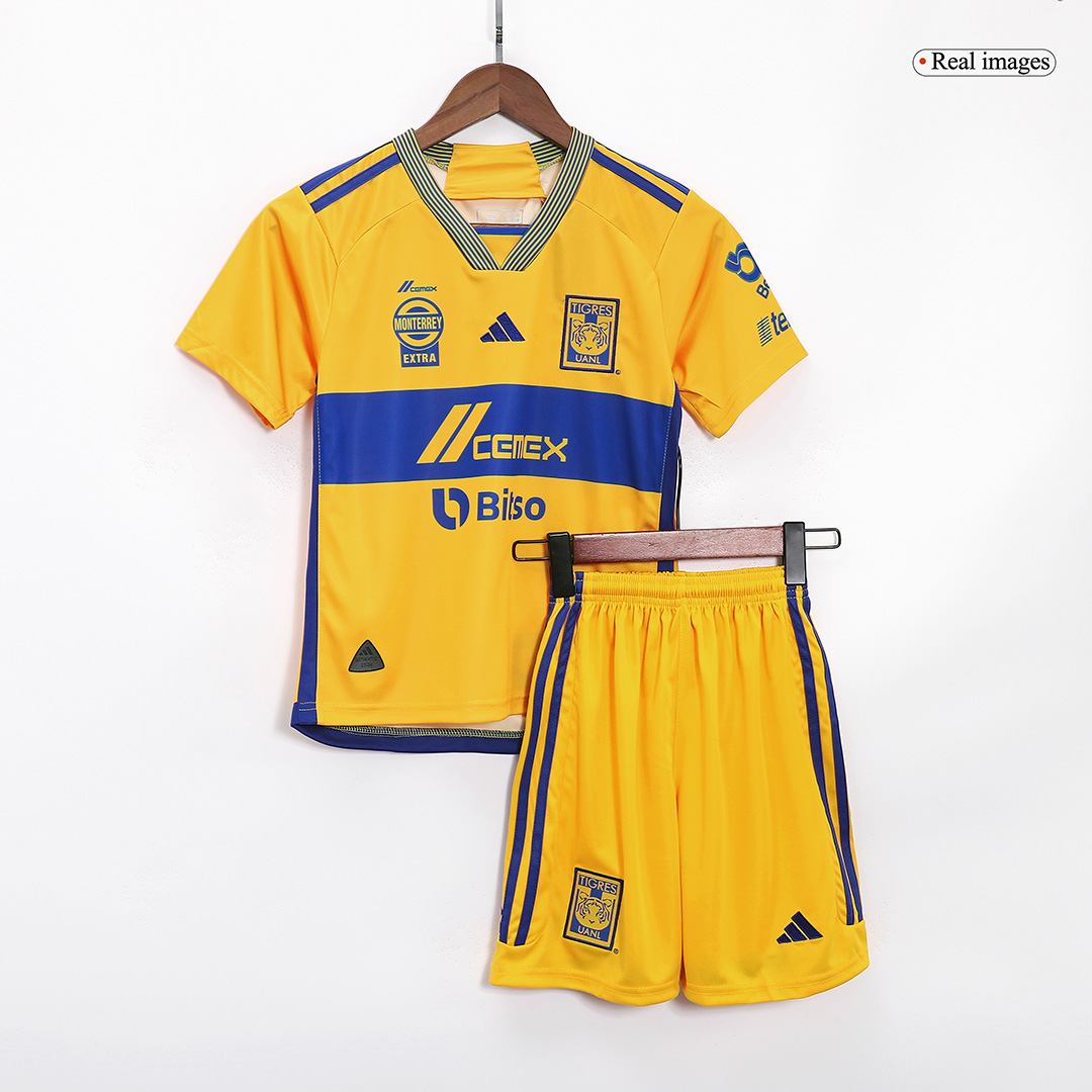 Kid's Tigres UANL Jersey Custom Home Soccer Soccer Kits 2023/24