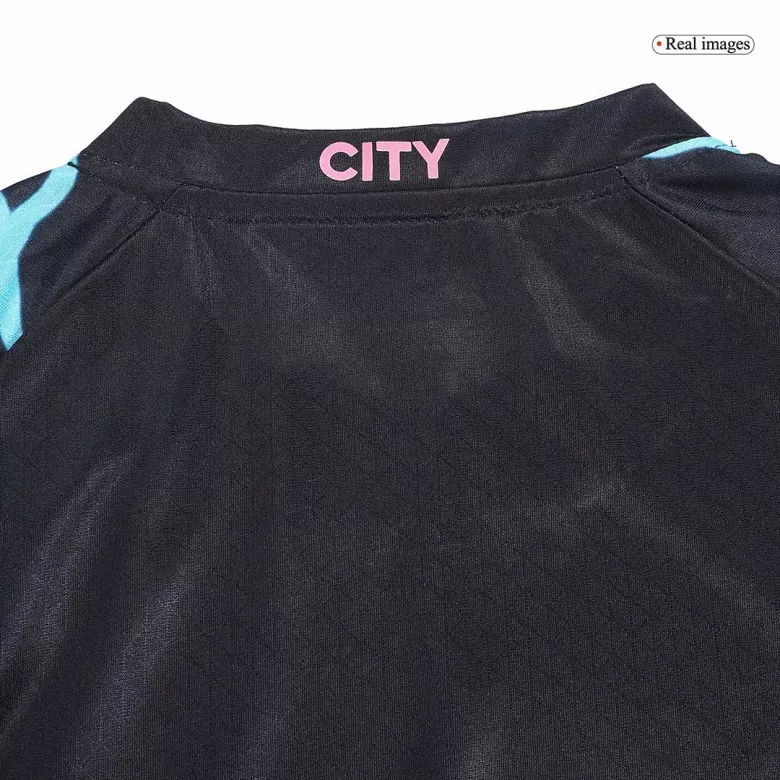 Authentic Manchester City Soccer Jersey Custom Third Away Shirt 2023/24 - bestsoccerstore