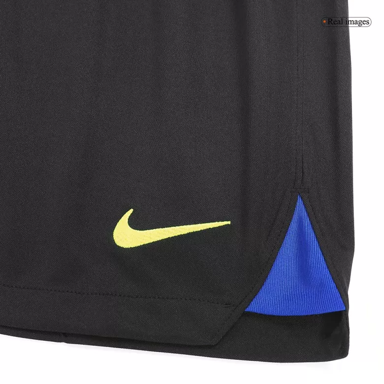 Inter Milan Shorts Custom Home Soccer Shorts 2023/24 - bestsoccerstore