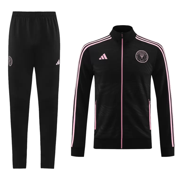 Kid's Inter Miami CF 2 Piece Set Soccer Tracksuit 2023/24 Black - bestsoccerstore