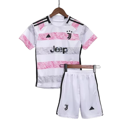 Kid's Juventus Jersey Custom Away Soccer Soccer Kits 2023/24 - bestsoccerstore