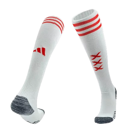 Men's Ajax Jersey Soccer Home Socks 2023/24 - bestsoccerstore