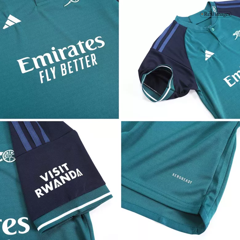 Kid's Arsenal Whole Kits Custom Third Away Soccer Kit 2023/24 - bestsoccerstore