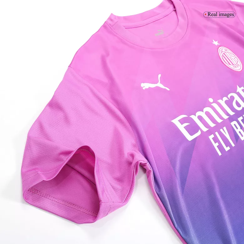 Men's AC Milan Jersey Custom Third Away Soccer Soccer Kits 2023/24 - bestsoccerstore