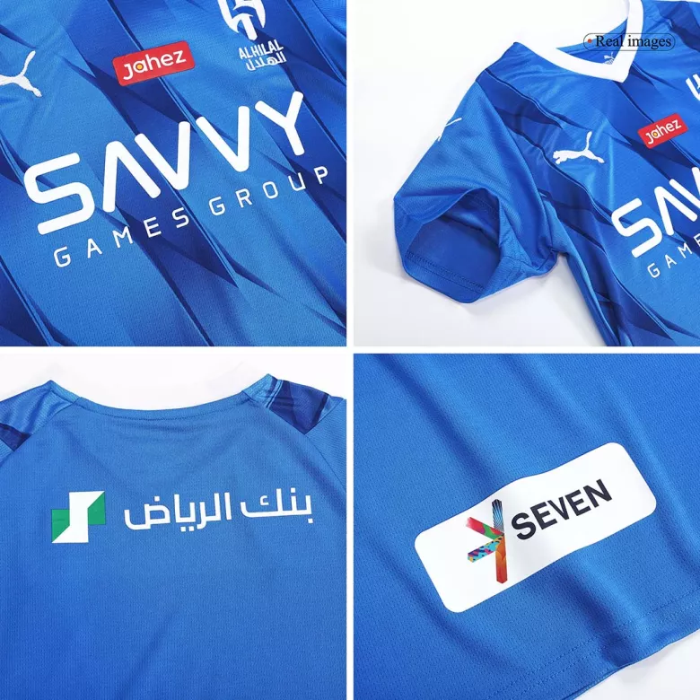 Kid's Al Hilal SFC Jersey Home Soccer Soccer Kits 2023/24 - bestsoccerstore