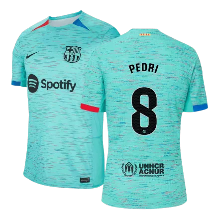 Authentic Barcelona Soccer Jersey PEDRI #8 Third Away Shirt 2023/24 - bestsoccerstore
