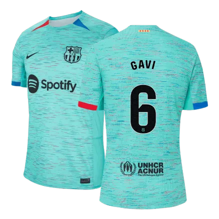Barcelona Jersey Custom GAVI #6 Soccer Jersey Third Away 2023/24 - bestsoccerstore