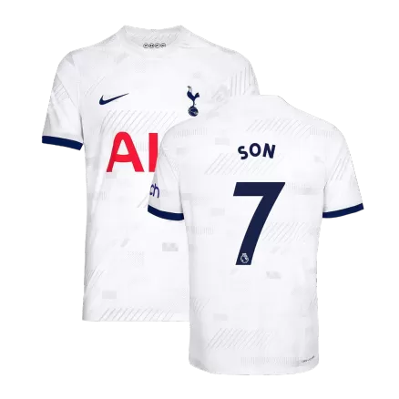 Authentic Tottenham Hotspur Soccer Jersey SON #7 Home Shirt 2023/24 - bestsoccerstore