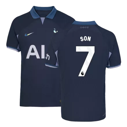 Authentic Tottenham Hotspur Soccer Jersey SON #7 Away Shirt 2023/24 - bestsoccerstore