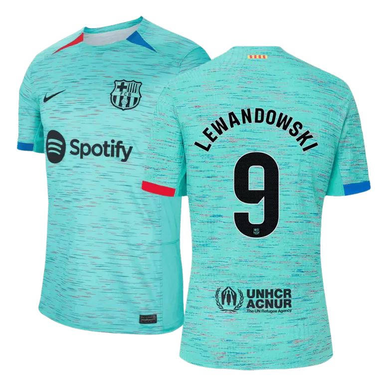 Barcelona Jersey Custom LEWANDOWSKI #9 Soccer Jersey Third Away 2023/24 - bestsoccerstore