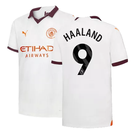 Manchester City Jersey Custom HAALAND #9 Soccer Jersey Away 2023/24 - bestsoccerstore