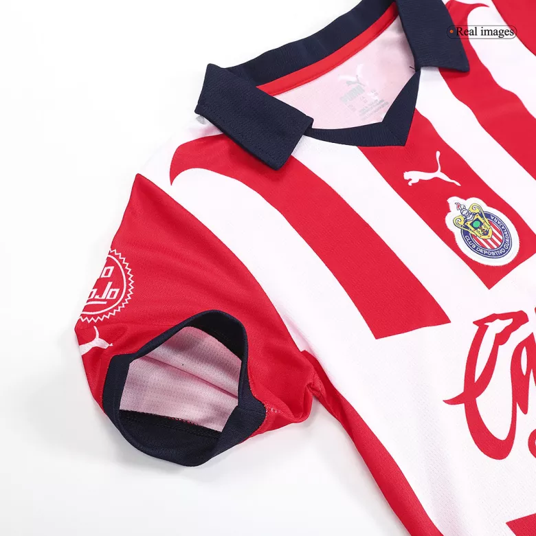 Kid's Chivas Jersey Custom Home Soccer Soccer Kits 2023/24 - bestsoccerstore