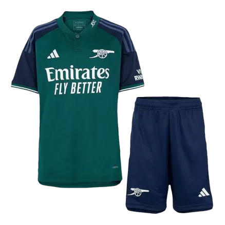 Kids Arsenal Custom Third Away Soccer Kits 2023/24 - bestsoccerstore