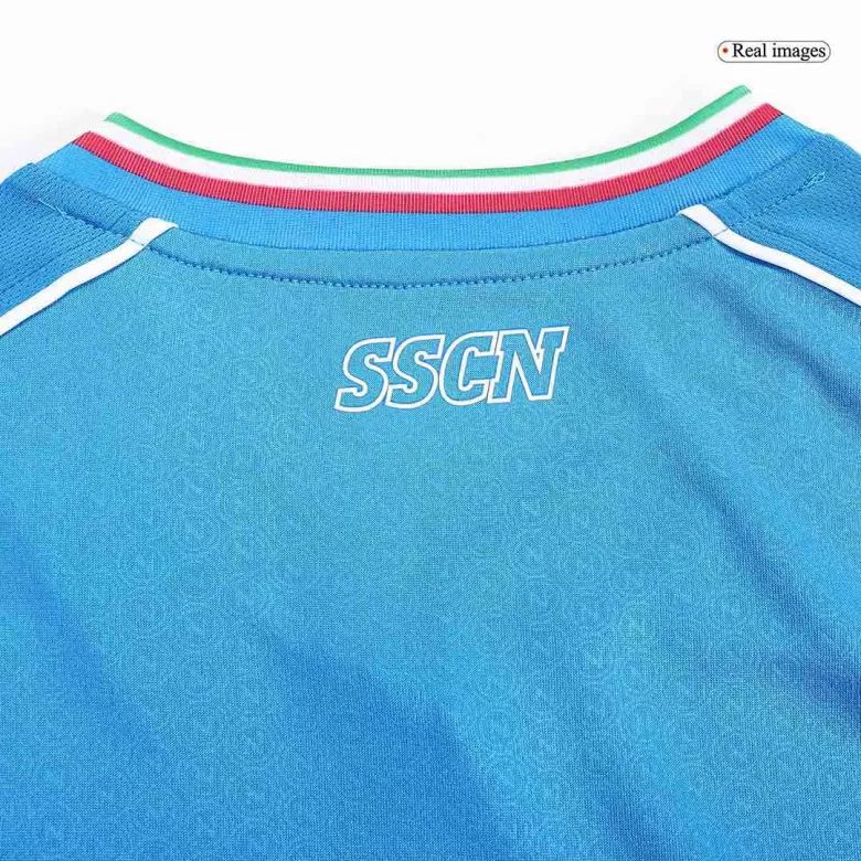 Authentic Napoli Soccer Jersey Custom Home Shirt 2023/24 - bestsoccerstore