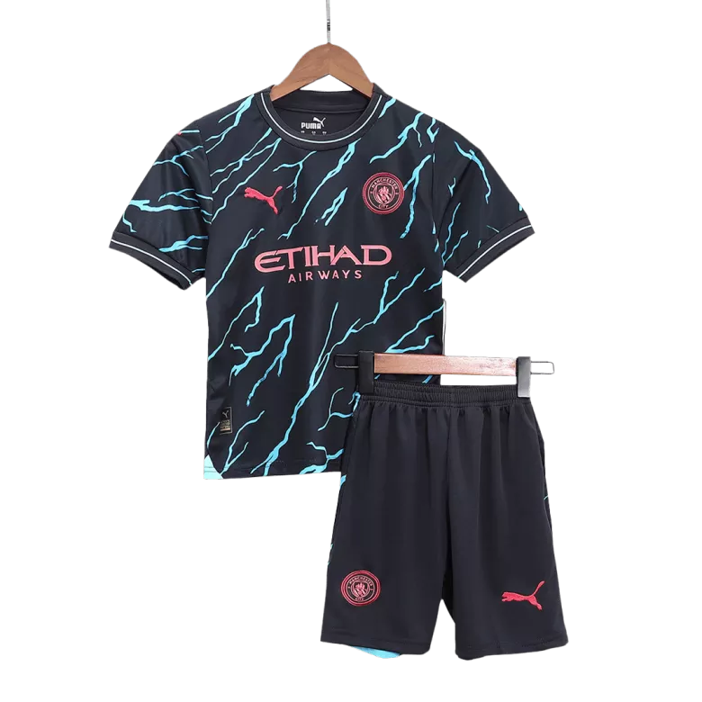  Manchester City FC Kids 2023/24 Home Soccer Jersey