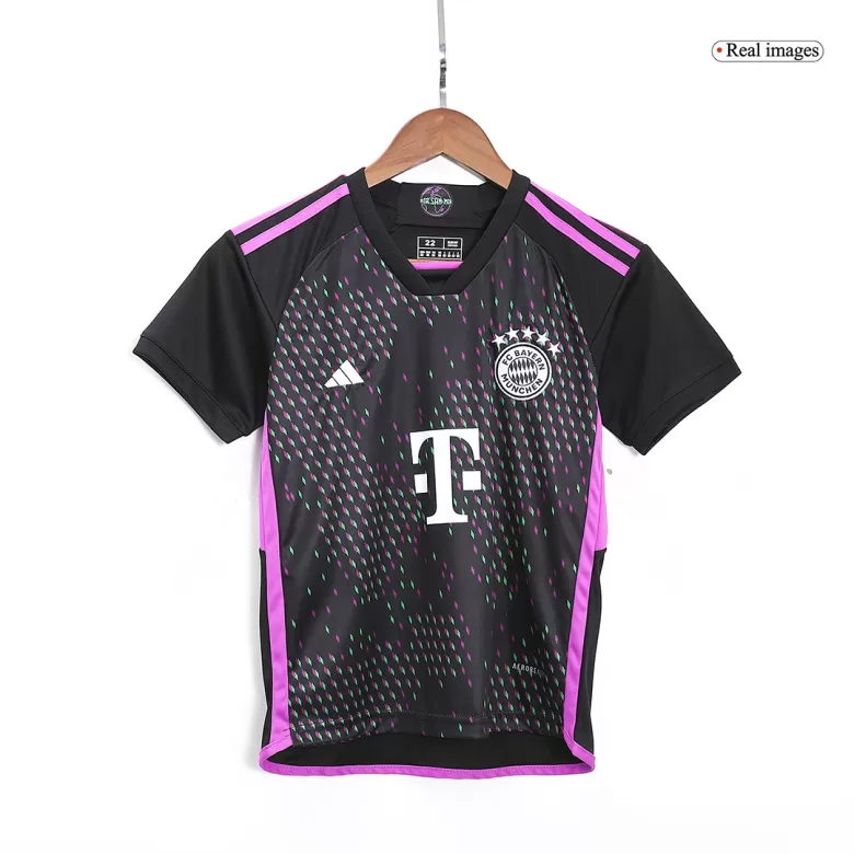 Kid's Bayern Munich Jersey Custom Away Soccer Soccer Kits 2023/24 - bestsoccerstore