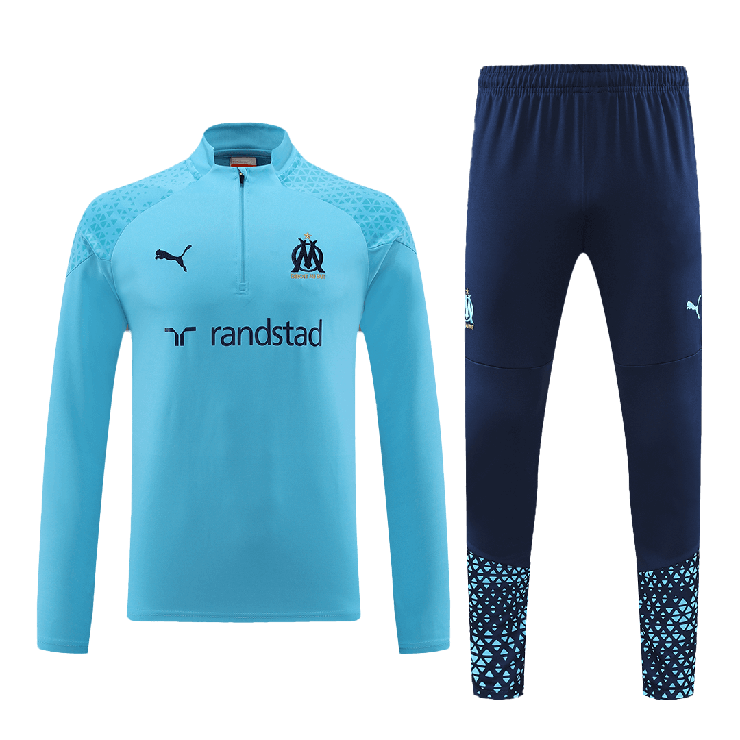 Marseille Soccer Soccer Tracksuit 2023/24 2 Piece Set Best Soccer Store