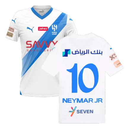 Al Hilal SFC Jersey Custom NEYMAR #10 Soccer Jersey Away 2023/24 - bestsoccerstore