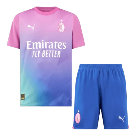 Men's AC Milan Jersey Custom Third Away Soccer Soccer Kits 2023/24 - bestsoccerstore