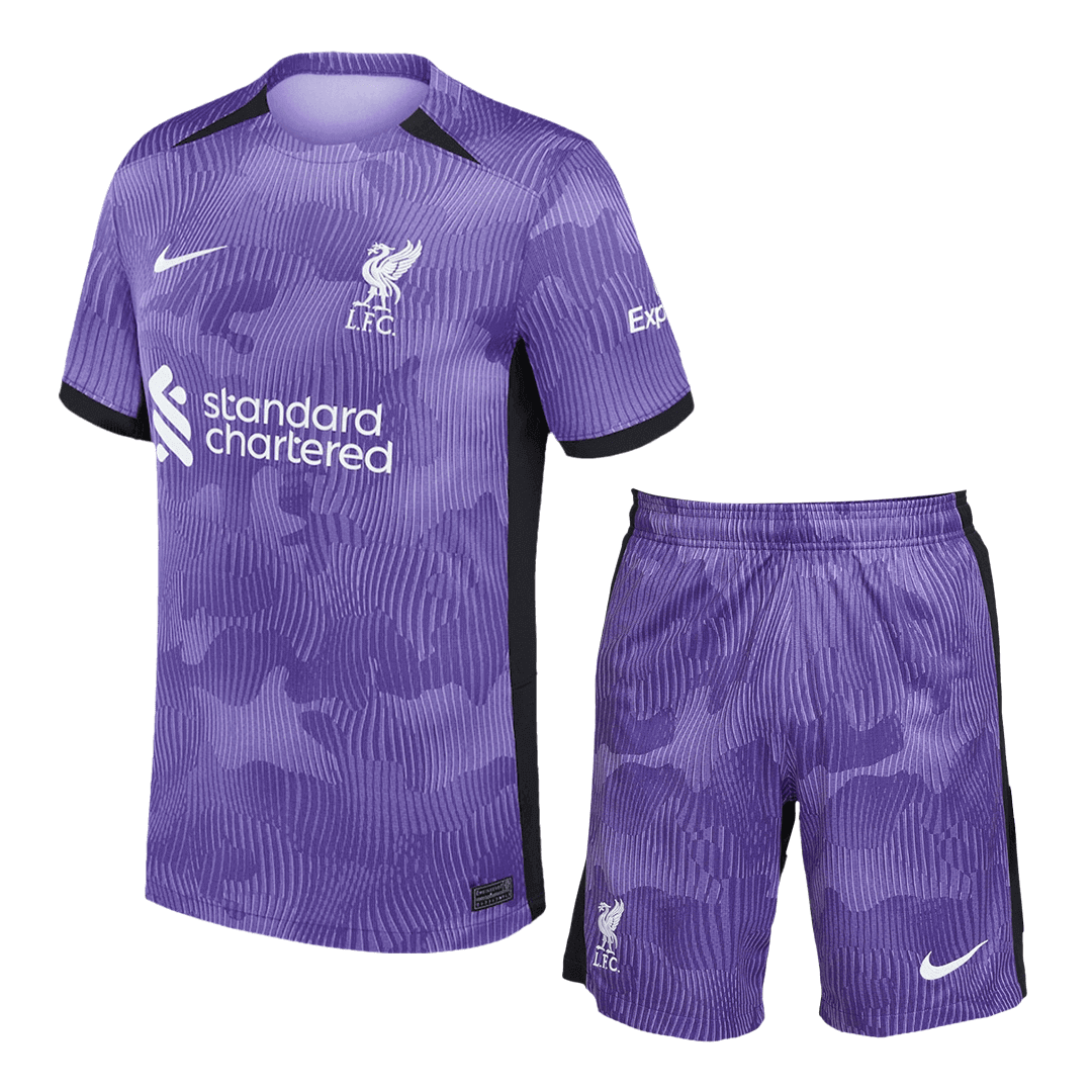 Men's Liverpool Jersey Custom Third Away Soccer Soccer Kits 2023/24