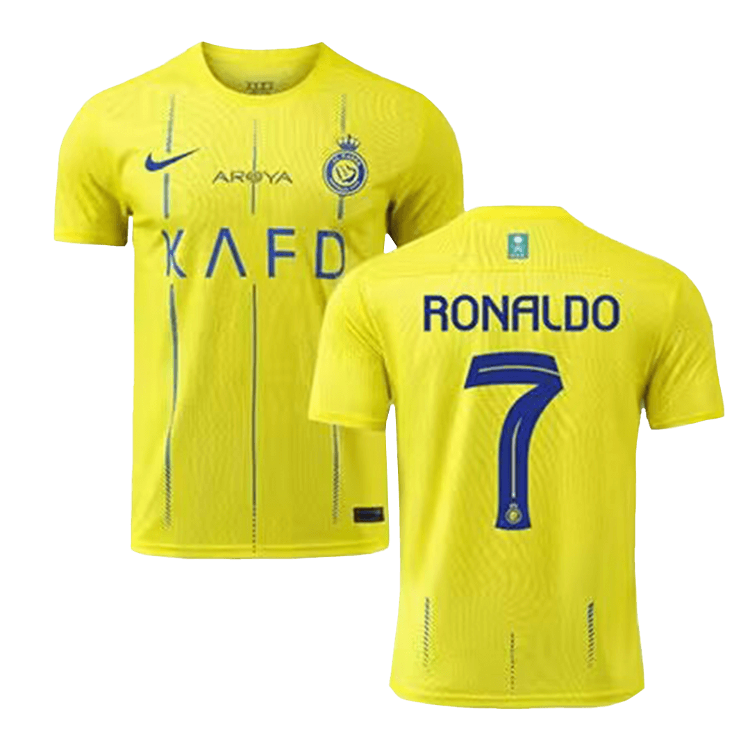 Authentic Al Nassr Soccer Jersey RONALDO #7 Home Shirt 2023/24