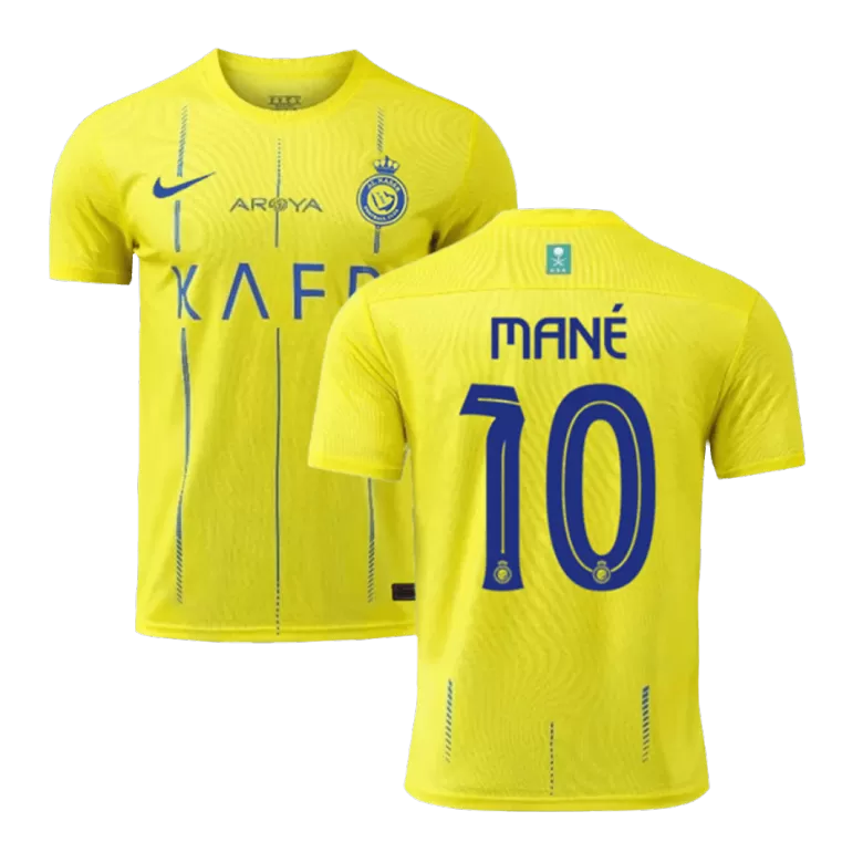 Al Nassr Jersey Custom MANÉ #10 Soccer Jersey Home 2023/24 - bestsoccerstore