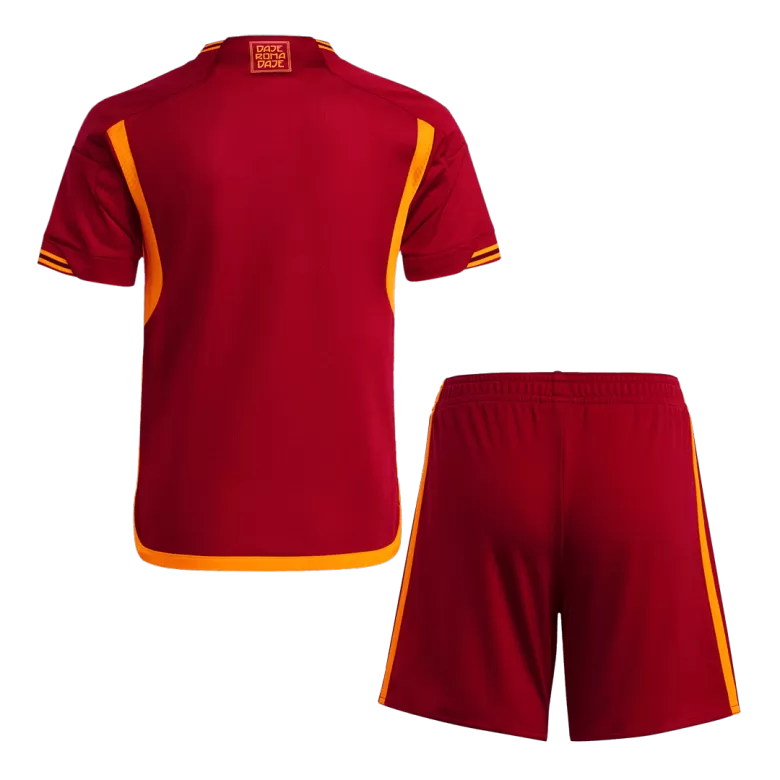 Kids Roma Custom Home Soccer Kits 2023/24 - bestsoccerstore