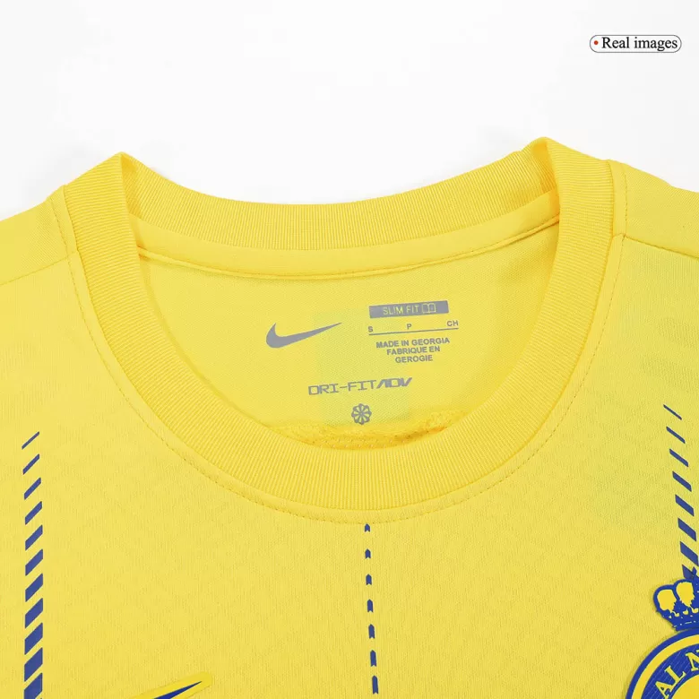 Authentic Al Nassr Soccer Jersey Custom Home Shirt 2023/24 - bestsoccerstore