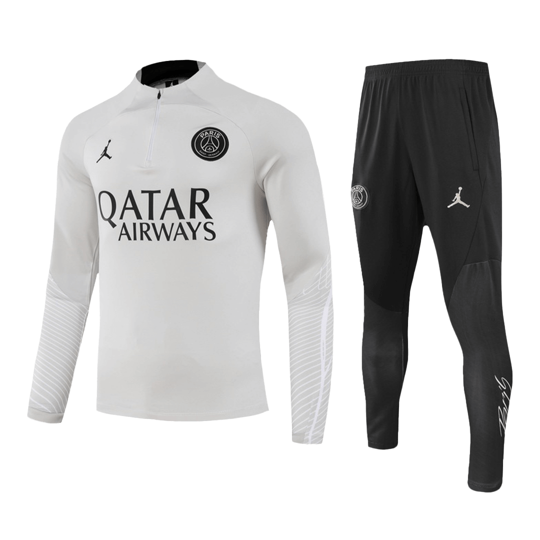 PSG 2 Piece Set Soccer Tracksuit 2023/24 Gray| Best Soccer Store