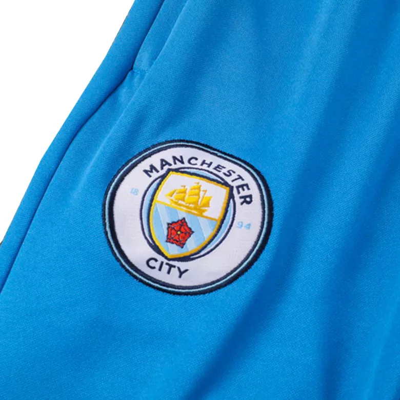 Kid's Manchester City 2 Piece Set Soccer Tracksuit 2023/24 Blue - bestsoccerstore