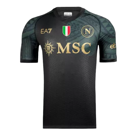 Authentic Napoli Soccer Jersey Custom Third Away Shirt 2023/24 - bestsoccerstore