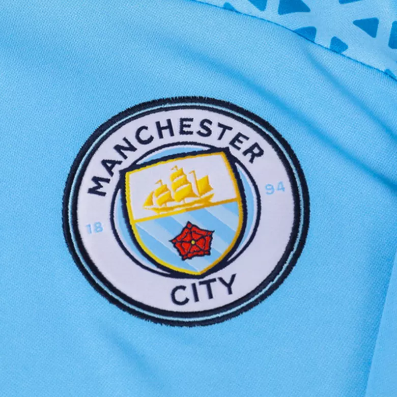 Kid's Manchester City 2 Piece Set Soccer Tracksuit 2023/24 Blue - bestsoccerstore