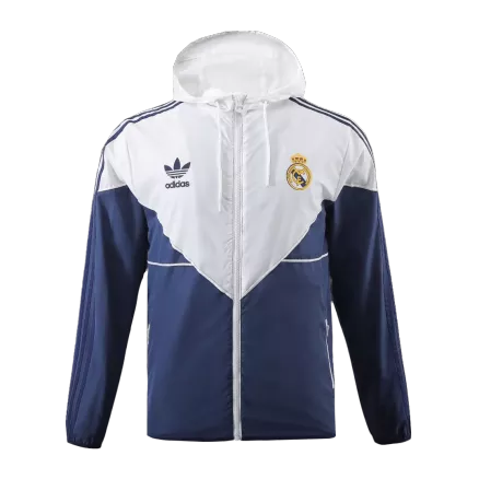 Real Madrid Windbreaker Hoodie Soccer Jacket 2023/24 - bestsoccerstore