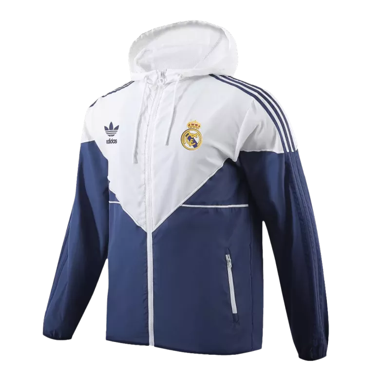Real Madrid Windbreaker Hoodie Soccer Jacket 2023/24 - bestsoccerstore