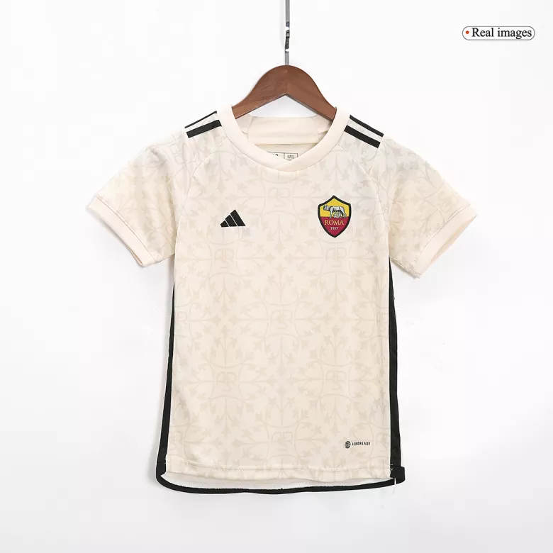 Kid's Roma Jersey Custom Away Soccer Kits 2023/24 - bestsoccerstore