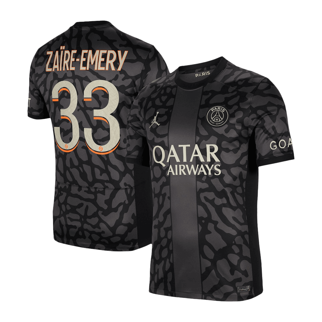 Flocage Nameset Paris UCL 2025-2026 HOME 33 ZAIRE-EMERY – Football