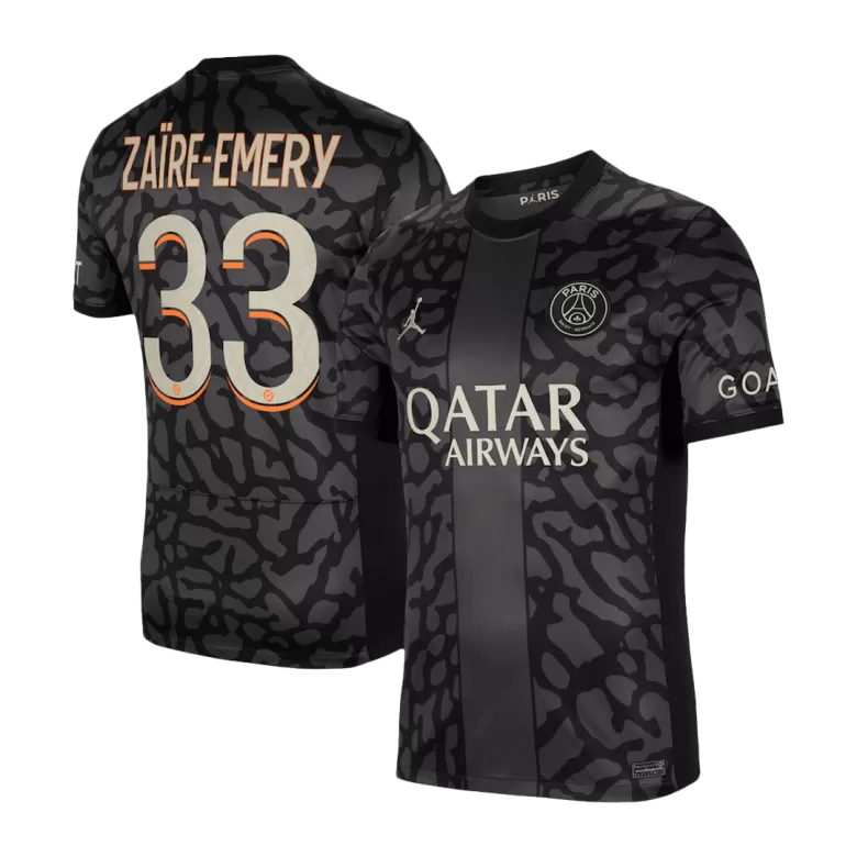 PSG Jersey ZAÏRE-EMERY #33 Soccer Jersey Third Away 2023/24 - bestsoccerstore