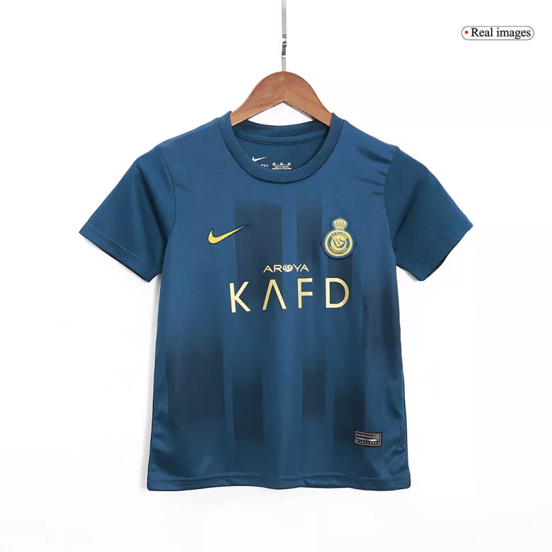 Kid's Al Nassr Jersey Custom Away Soccer Kits 2023/24 - bestsoccerstore