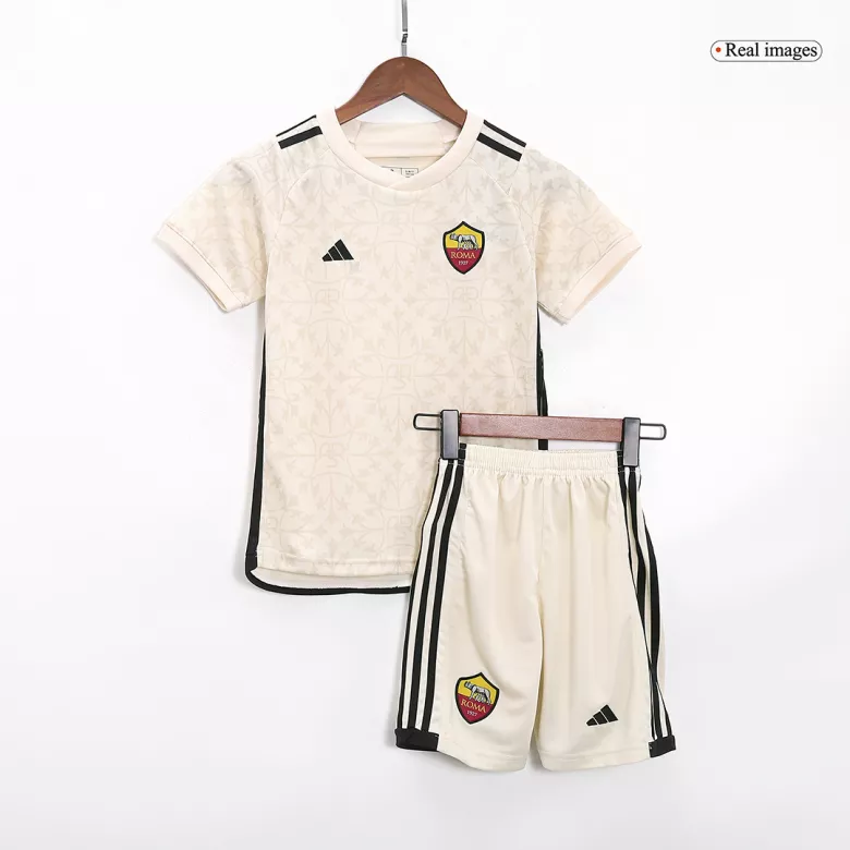 Kid's Roma Jersey Custom Away Soccer Kits 2023/24 - bestsoccerstore
